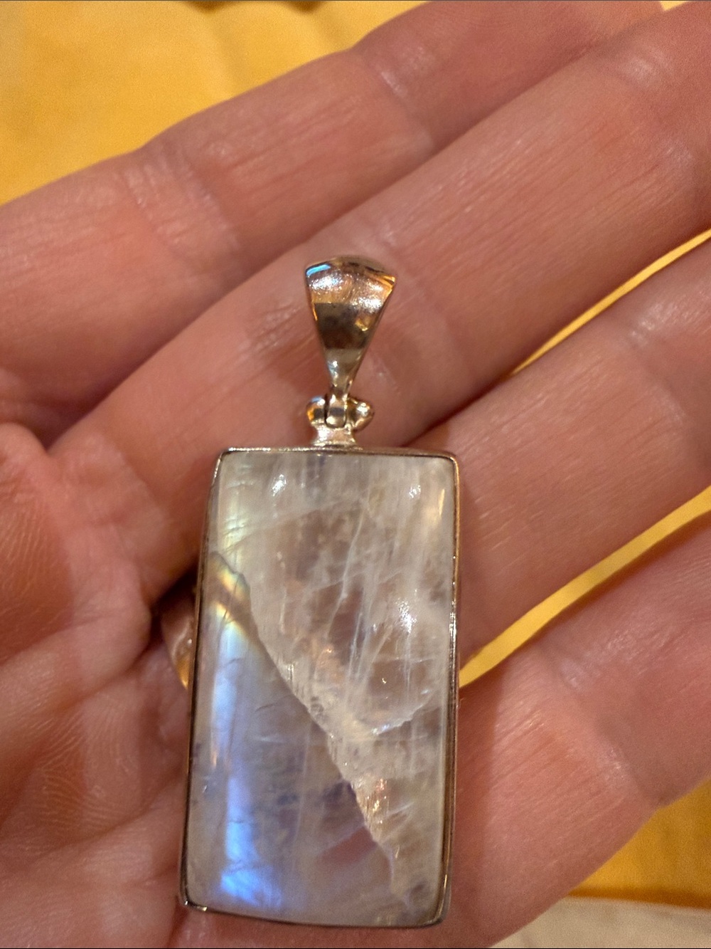Sterling Silver Moonstone Pendant - Picture 4 of 4